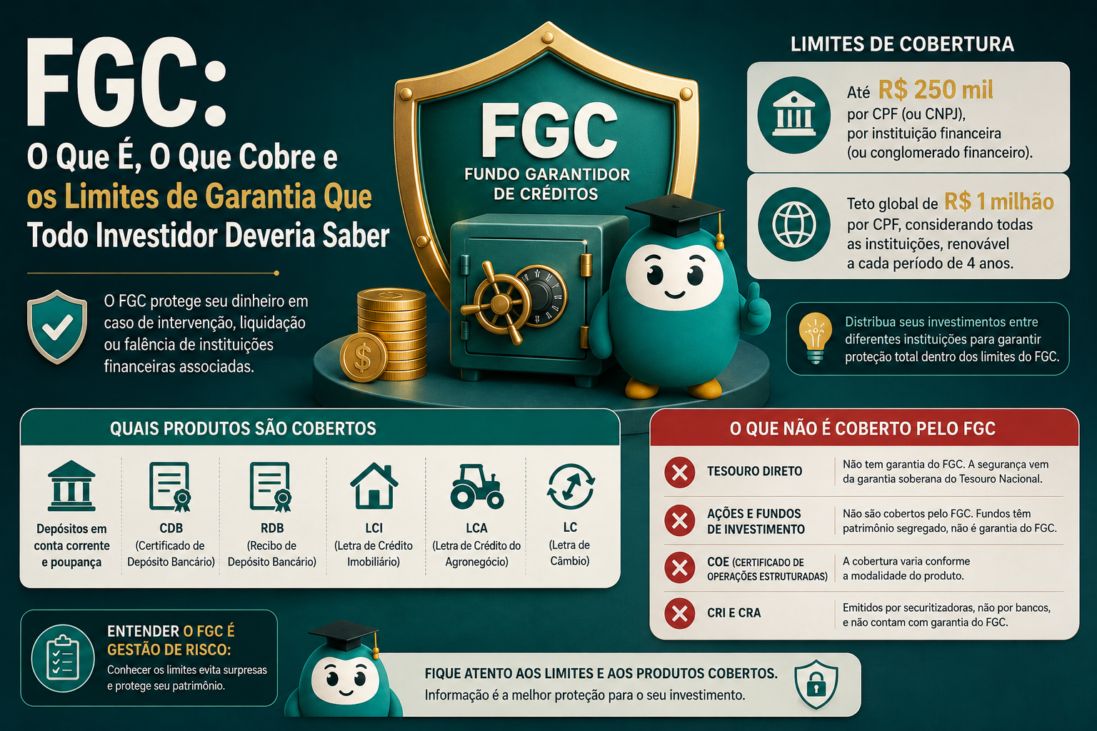 FGC: O Que É, O Que Cobre e os Limites de Garantia Que Todo Investidor Deveria Saber