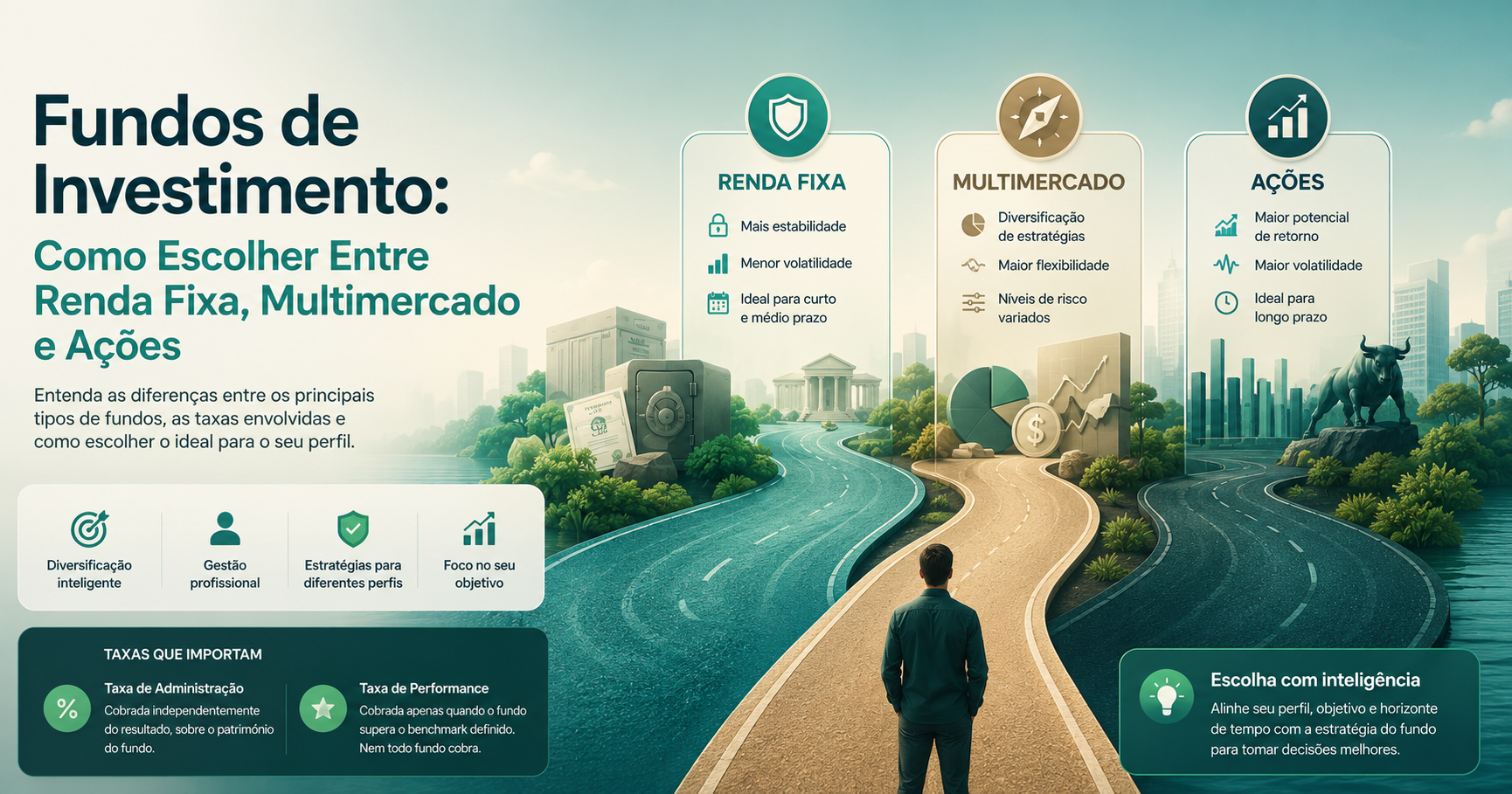 Fundos de Investimento: Como Escolher Entre Renda Fixa, Multimercado e Ações