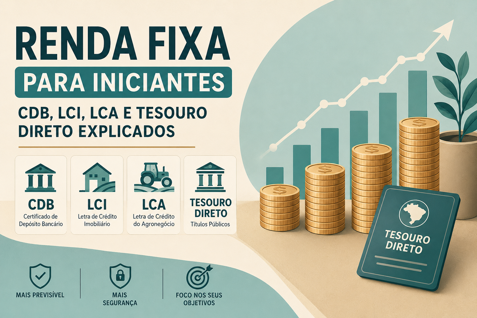 Renda Fixa para Iniciantes: CDB, LCI, LCA e Tesouro